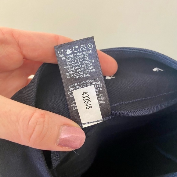 Camber & Grace by RW&Co Solid High Rise City Legging Pant Size Medium Navy Blue - Picture 9 of 10